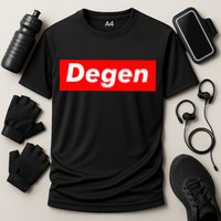Cryptocurrency Day Trader Gifts Degen Crypto Performance Shirt