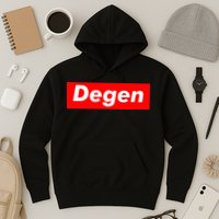Cryptocurrency Day Trader Gifts Degen Crypto Hoodie