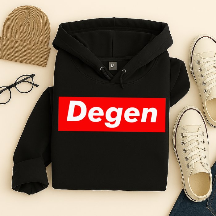 Cryptocurrency Day Trader Gifts Degen Crypto Hoodie