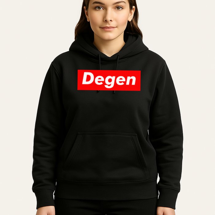 Cryptocurrency Day Trader Gifts Degen Crypto Hoodie