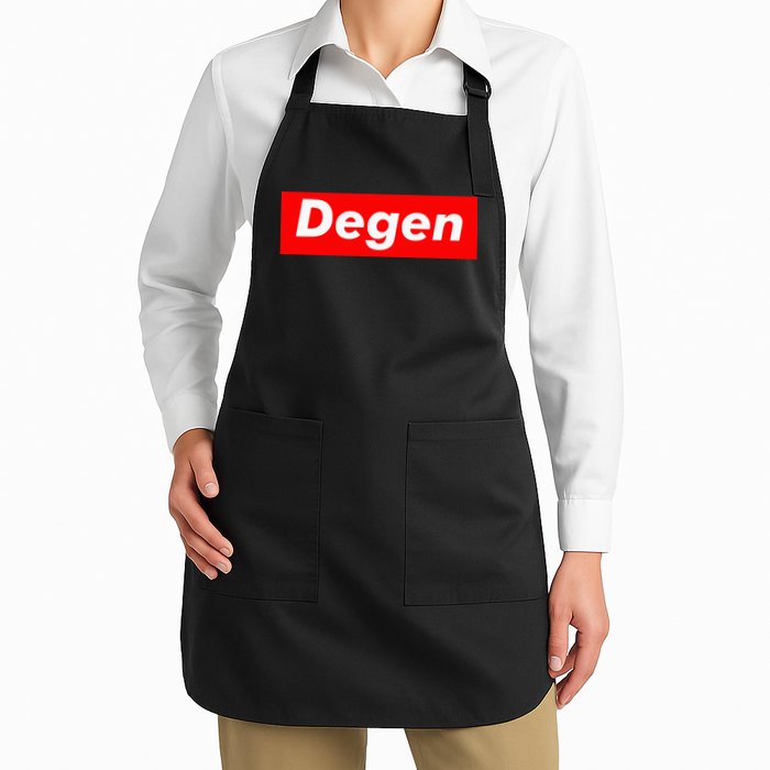 Cryptocurrency Day Trader Gifts Degen Crypto Apron