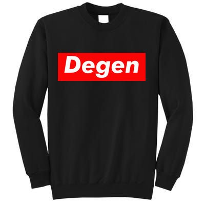 Cryptocurrency Day Trader Gifts Degen Crypto Sweatshirt