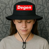 Cryptocurrency Day Trader Gifts Degen Crypto Bucket Hat