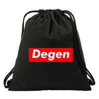 Cryptocurrency Day Trader Gifts Degen Crypto Drawstring Bag