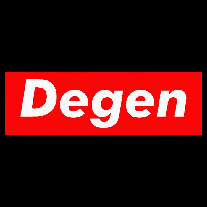 Cryptocurrency Day Trader Gifts Degen Crypto Drawstring Bag