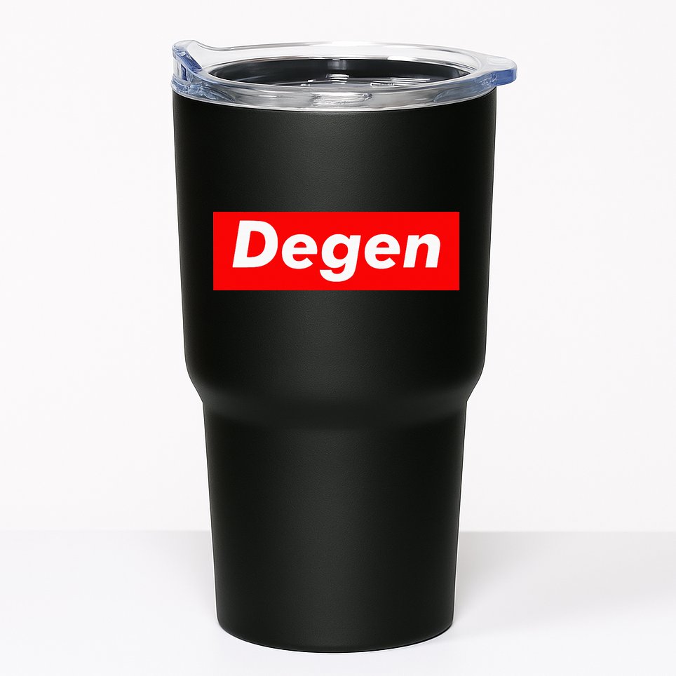 Cryptocurrency Day Trader Gifts Degen Crypto Tumbler
