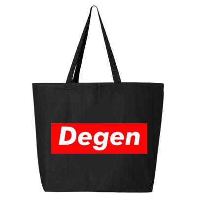 Cryptocurrency Day Trader Gifts Degen Crypto 25L Jumbo Tote