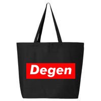 Cryptocurrency Day Trader Gifts Degen Crypto 25L Jumbo Tote