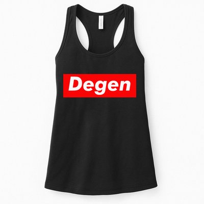 Cryptocurrency Day Trader Gifts Degen Crypto Womens Tank Top