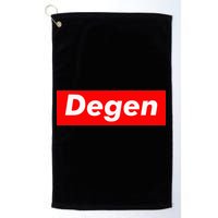 Cryptocurrency Day Trader Gifts Degen Crypto Golf Towel