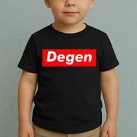 Cryptocurrency Day Trader Gifts Degen Crypto Toddler T-Shirt
