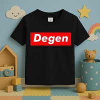 Cryptocurrency Day Trader Gifts Degen Crypto Toddler T-Shirt