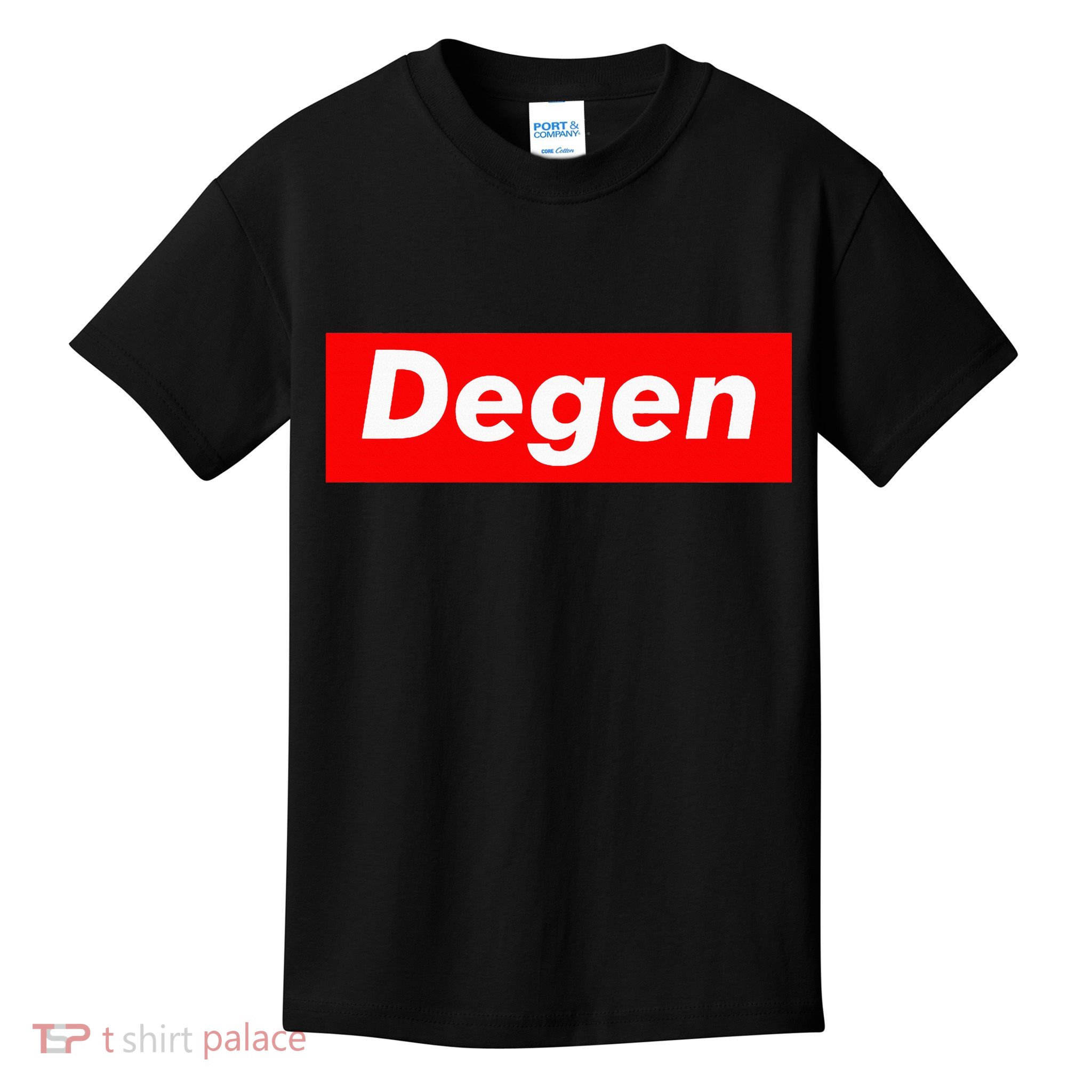 Cryptocurrency Day Trader Gifts Degen Crypto Kids T-Shirt