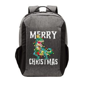 Christmas Dinosaur Tree Rex Pajamas Merry Christmas Boy Vector Backpack