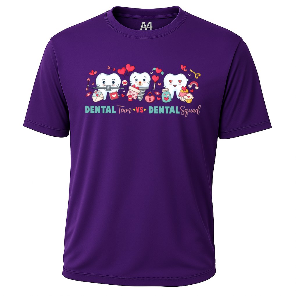 Cute Dental Team VS Dental Squad Cooling Performance Crew T-Shirt
