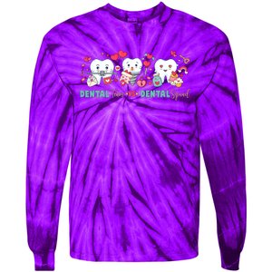 Cute Dental Team VS Dental Squad Tie-Dye Long Sleeve Shirt