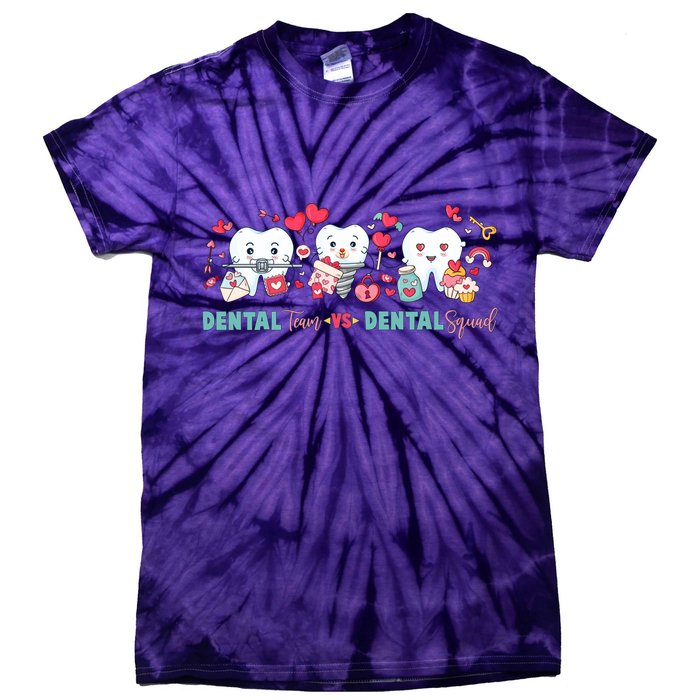 Cute Dental Team VS Dental Squad Tie-Dye T-Shirt