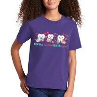 Cute Dental Team VS Dental Squad Kids T-Shirt