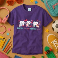 Cute Dental Team VS Dental Squad Kids T-Shirt