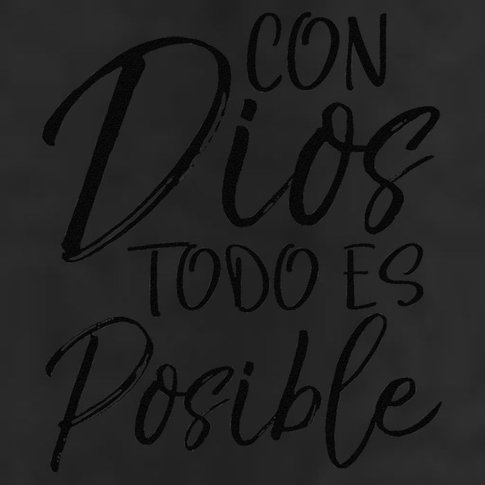 Con Dios Todo Es Posible Spanish Espanol Christian Golf Towel