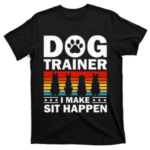 Cool Dog Trainer For Wo Dog Training Agility Class T-Shirt