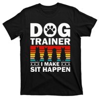 Cool Dog Trainer For Wo Dog Training Agility Class T-Shirt