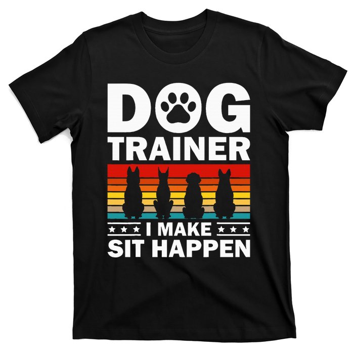 Cool Dog Trainer For Wo Dog Training Agility Class T-Shirt