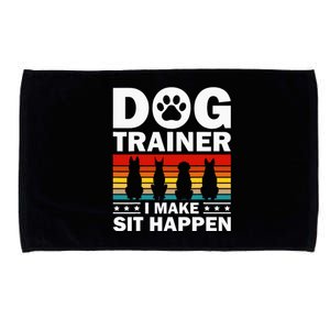 Cool Dog Trainer For Wo Dog Training Agility Class Microfiber Hand Towel