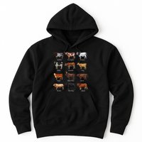 Cattle Drawings Types Of Cows Hoodie