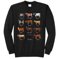 Cattle Drawings Types Of Cows Sweatshirt