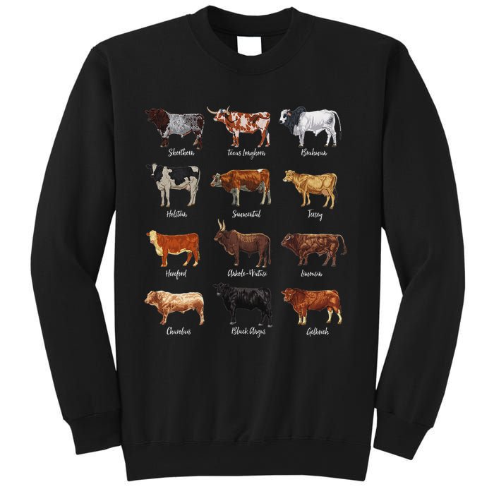 Cattle Drawings Types Of Cows Sweatshirt