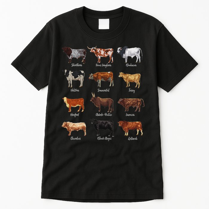 Cattle Drawings Types Of Cows Tall T-Shirt