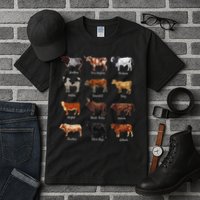 Cattle Drawings Types Of Cows Tall T-Shirt