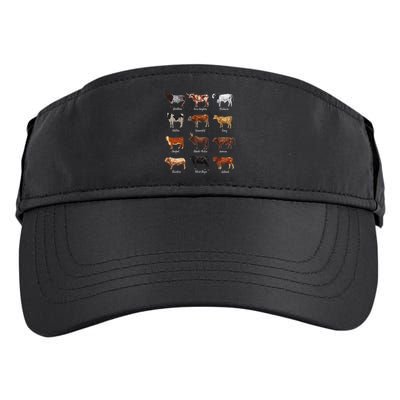 Cattle Drawings Types Of Cows Adult Drive Performance Visor