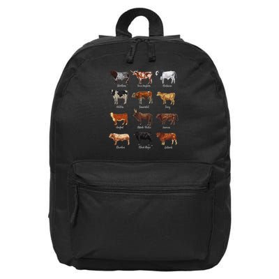 Cattle Drawings Types Of Cows 16 in Basic Backpack