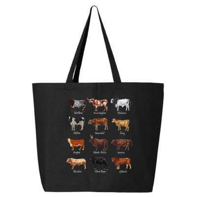 Cattle Drawings Types Of Cows 25L Jumbo Tote