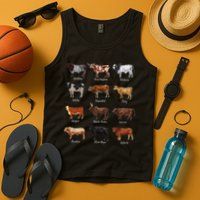 Cattle Drawings Types Of Cows Tank Top