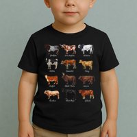 Cattle Drawings Types Of Cows Toddler T-Shirt