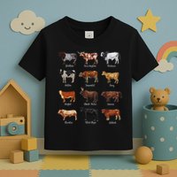 Cattle Drawings Types Of Cows Toddler T-Shirt