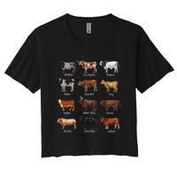 Cattle Drawings Types Of Cows Crop Top