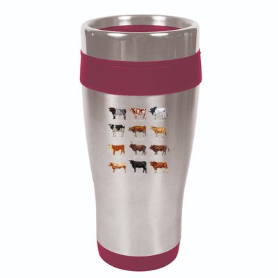 Cattle Drawings Types Of Cows 16oz Travel Tumbler