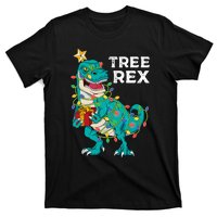 Christmas Dinosaur Tree Rex For Boy Pajamas T-Shirt