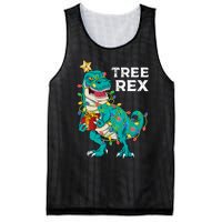 Christmas Dinosaur Tree Rex For Boy Pajamas Mesh Reversible Basketball Jersey Tank