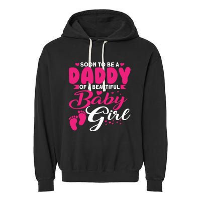 Cute Dad To Be Soon To Be A Daddy Gift Garment-Dyed Fleece Hoodie