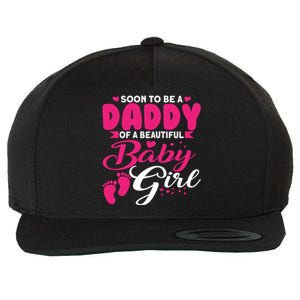 Cute Dad To Be Soon To Be A Daddy Gift Wool Snapback Cap