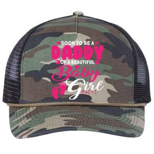 Cute Dad To Be Soon To Be A Daddy Gift Retro Rope Trucker Hat Cap