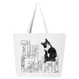 Cat Dad The Catfather Crazy Cat Father Daddy 25L Jumbo Tote