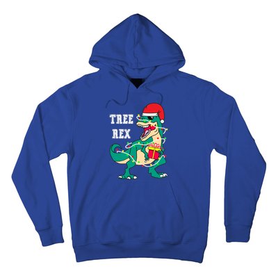 Christmas Dinosaur Tree Rex Cute Gift Hoodie