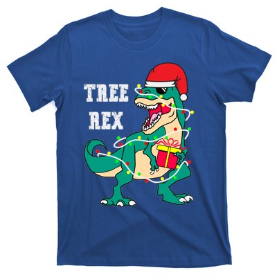 Christmas Dinosaur Tree Rex Cute Gift T-Shirt