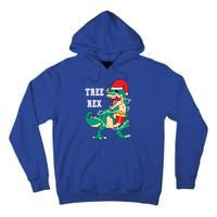 Christmas Dinosaur Tree Rex Cute Gift Tall Hoodie